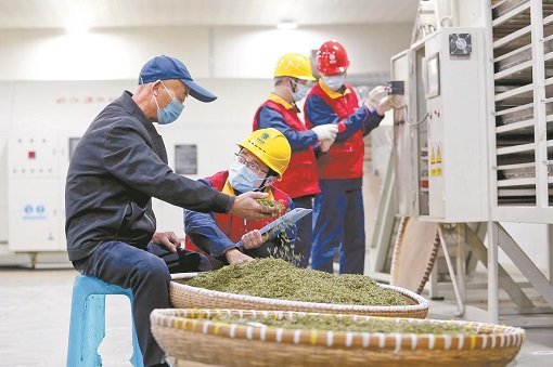 加快高质量发展防范化解风险</p><p> 为促进共同富裕作出国网贡献